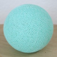 Cotton Ball Lights Kugel mint grün türkis für Bälle Lichterkette Baumwolle