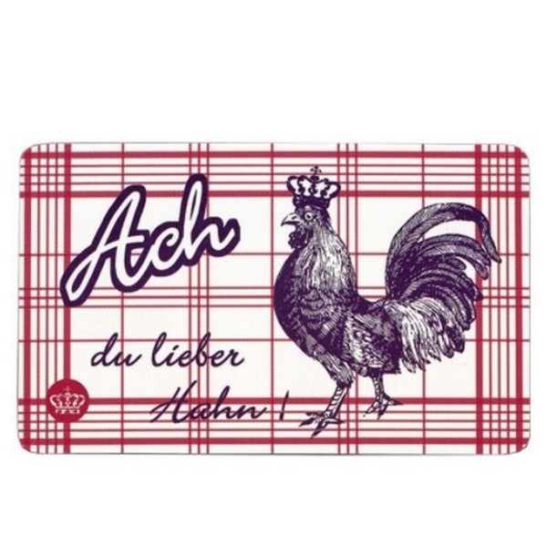 Frühstücksbrettchen Ach du lieber Hahn Le coq rouge Spiegelburg