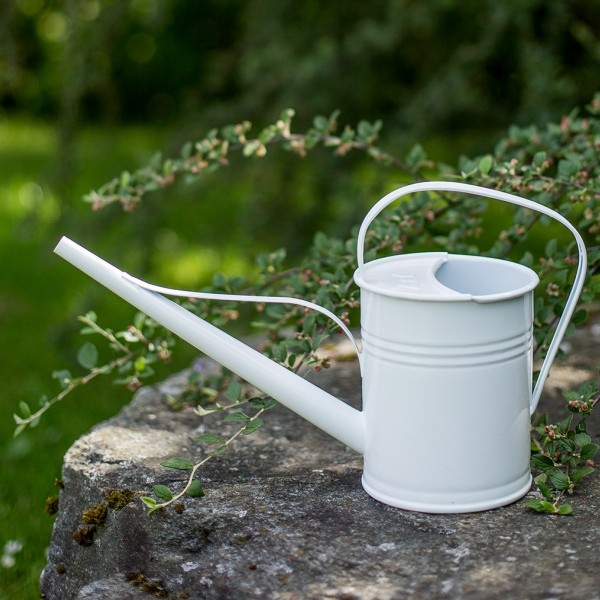 Gießkanne Zink 1,5 l weiß