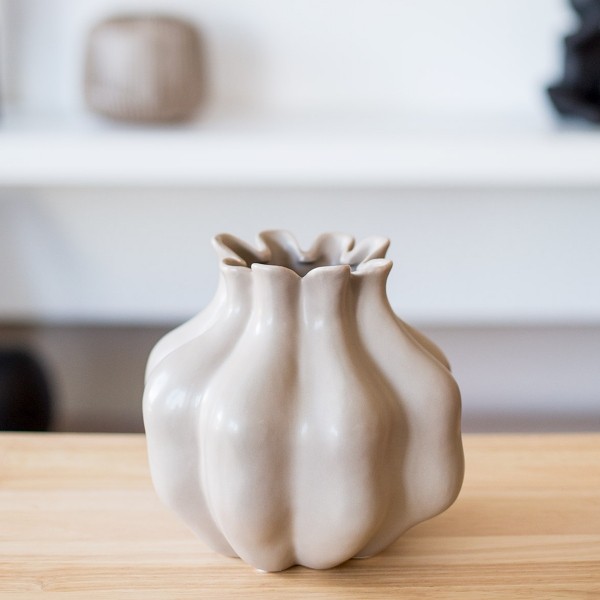 Vase Formosa taupe 20 cm