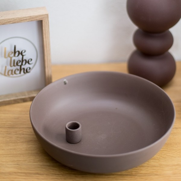 Storefactory Lidatorp braun Kerzenhalter 26 cm