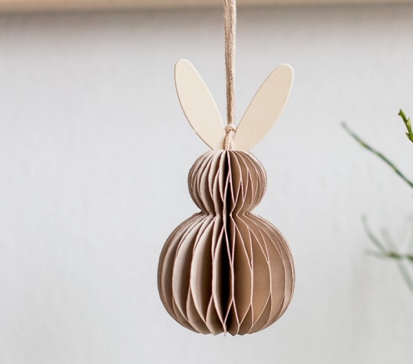 Hase Papier taupe 10 cm