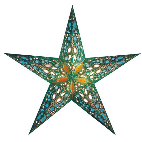 Starlightz Stern Monsoon grün 60 cm
