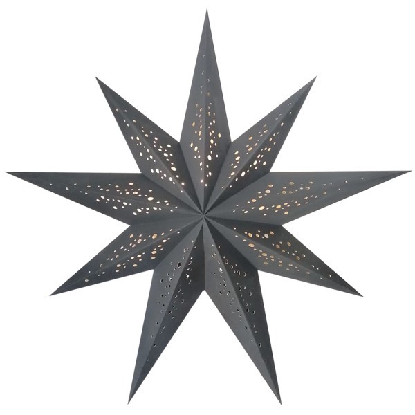 Starlightz Stern Bianco schwarz 60 cm