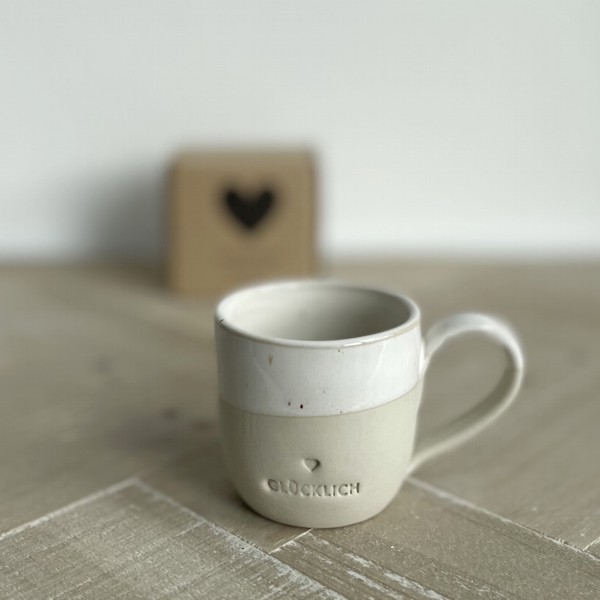 Eulenschnitt Espresso Tasse Glücklich