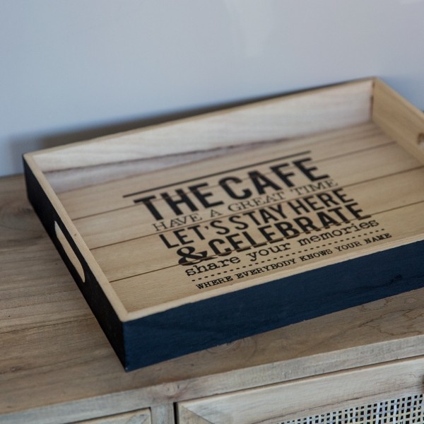 Tablett THE CAFE