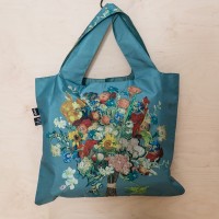 LOQI Tasche VINCENT VAN GOGH Blumen Bouquet blau LOQI Tasche VINCENT VAN GOGH Blumen Bouquet blau