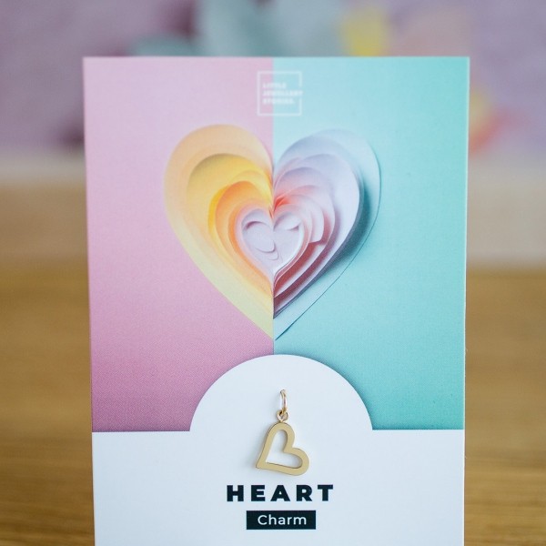 Charm Herz gold