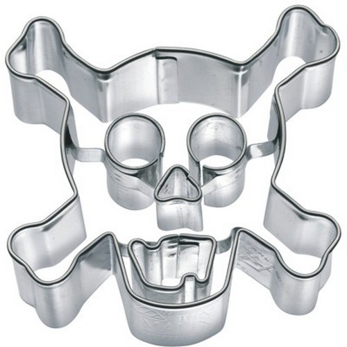 Ausstechform Totenkopf 7 cm Ausstecher Skull Birkmann