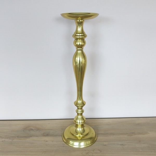 Formano Kerzenhalter gold 47 cm für Stumpenkerzen