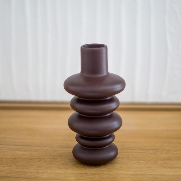 Vase braun 18,5 cm