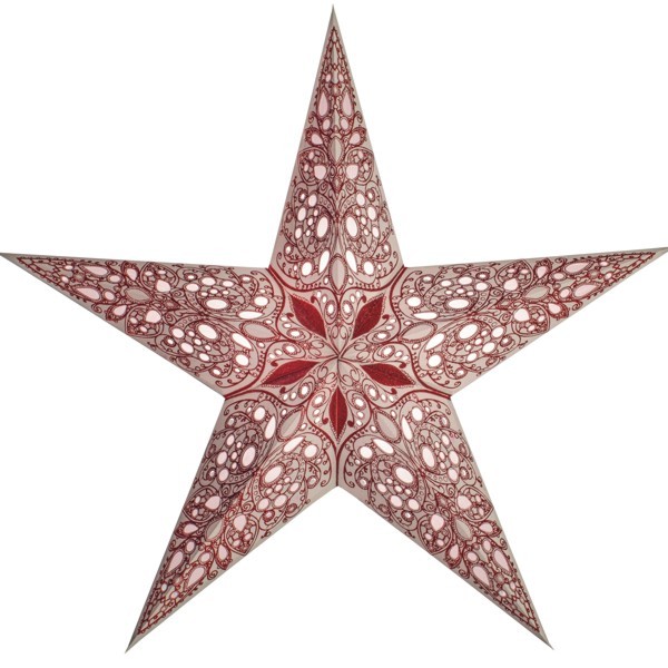 Starlightz Stern Raja rot 60 cm