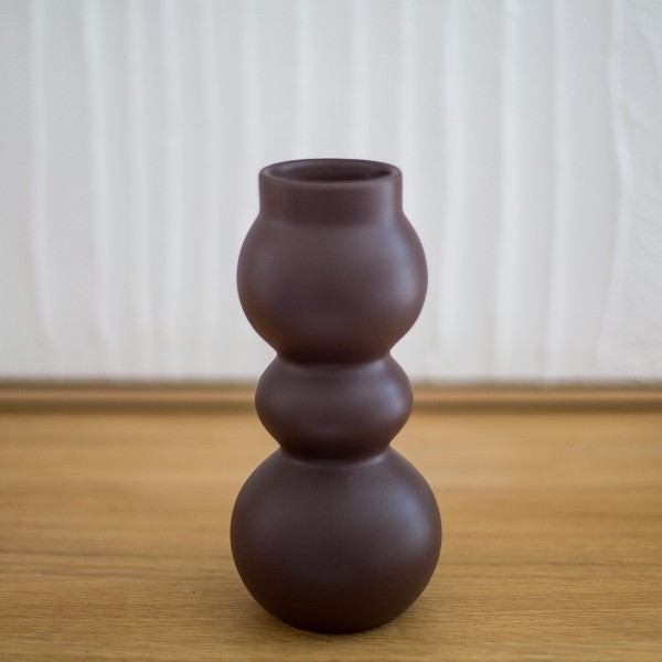 Vase braun 19 cm