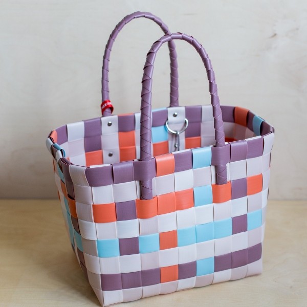 Witzgall ICE BAG 5010 31 Shopper orange beige mauve aqua