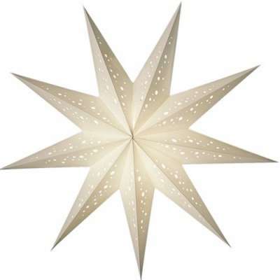 Starlightz Papierstern Swati White – Ø60cm, Handgemacht Aus Indien | Lampenschirm, Fensterdeko, Weihnachtsstern