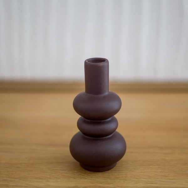 Vase braun 12 cm