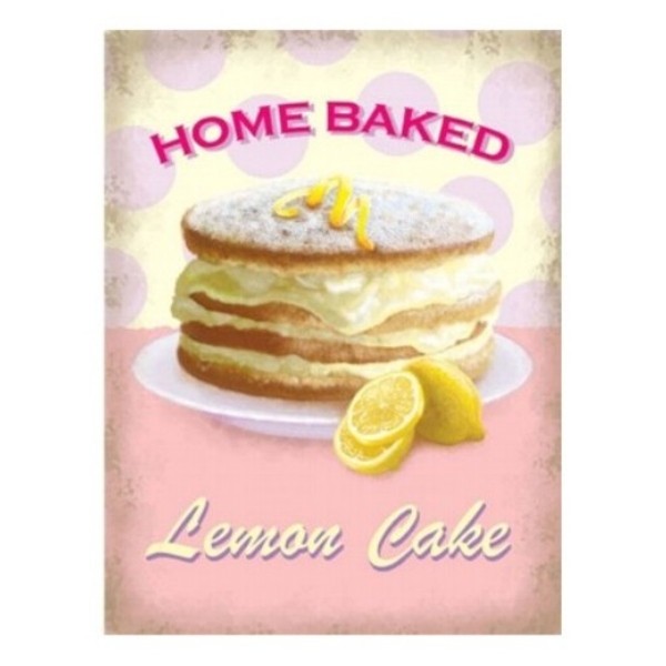 Deko Schild Kuchen Lemon Cake