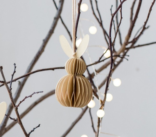 Hase Papier natur 10 cm
