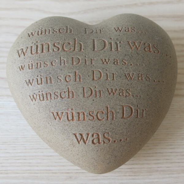 Räder Poetry Hearts Wünsch Dir was Keramik Herz