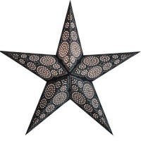 Starlightz Stern Marrakesh schwarz weiß 60 cm