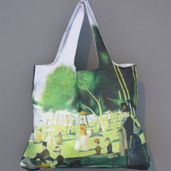 LOQI Tasche GEORGE SEURAT Sunday island grande jatte bag Museum Falt-Shopper