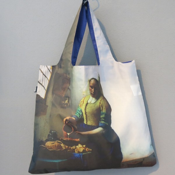 LOQI Tasche Johannes Vermeer milkmaid Museum bag Falt Shopper