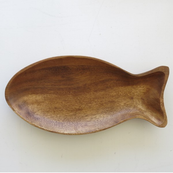 Schale Holz Fisch 39 cm
