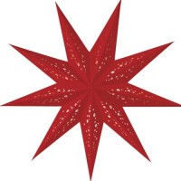 Starlightz Rosso klein rot Leuchtstern Papier Stern Lampe Weihnachtsstern