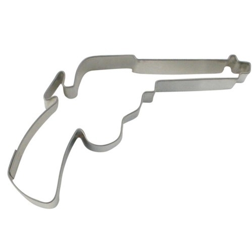 Ausstechform Revolver 8 cm Ausstecher Colt Städter