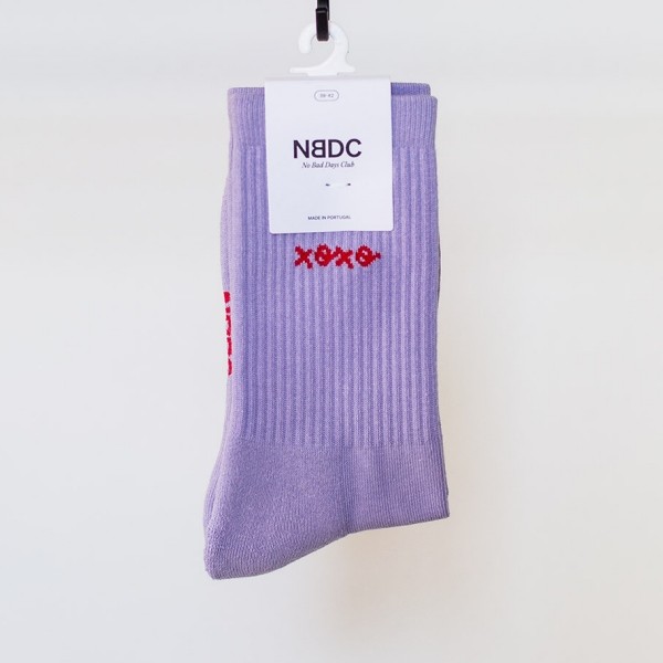 NBDC Socken XOXO flieder 39-42