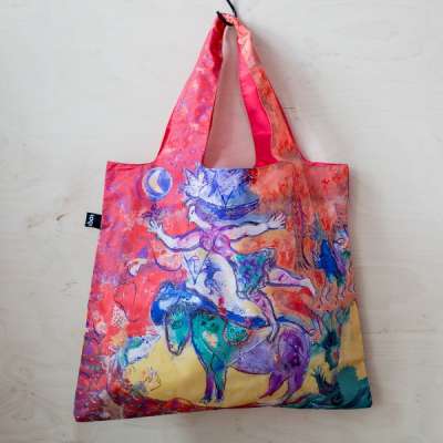 LOQI Pieter Bruegel The Elder Jäger Tasche – Wiederverwendbare Einkaufstasche Aus Recyceltem Polyester