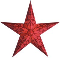 Starlightz Stern Damaskus rot 60 cm