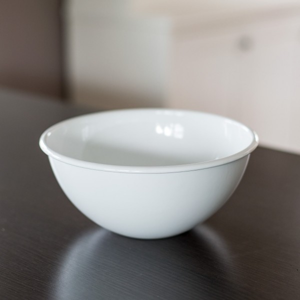 Riess Emaille Schüssel weiß 22 cm