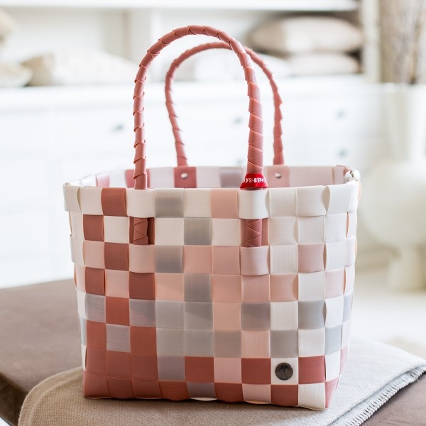 Witzgall ICE bag 5010 81 Shopper rose weiß grau