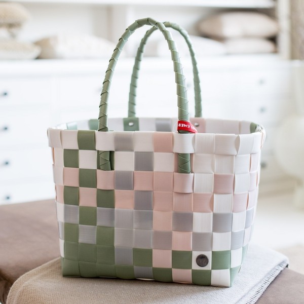 Witzgall ICE BAG 5010 83 Shopper grün rosa weiß