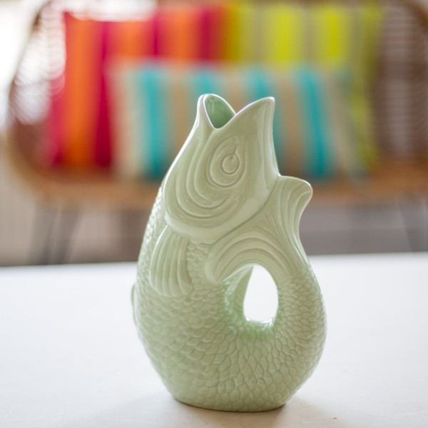 GIFTCOMPANY Fisch Vase hellgrün