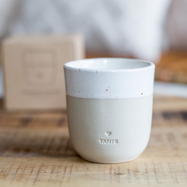 Eulenschnitt Becher TANTE