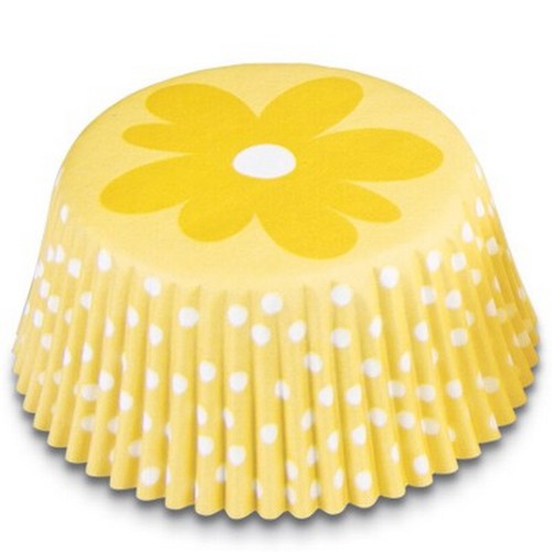 Muffinförmchen Cupcake Papierförmchen Muffin Blume gelb Städter