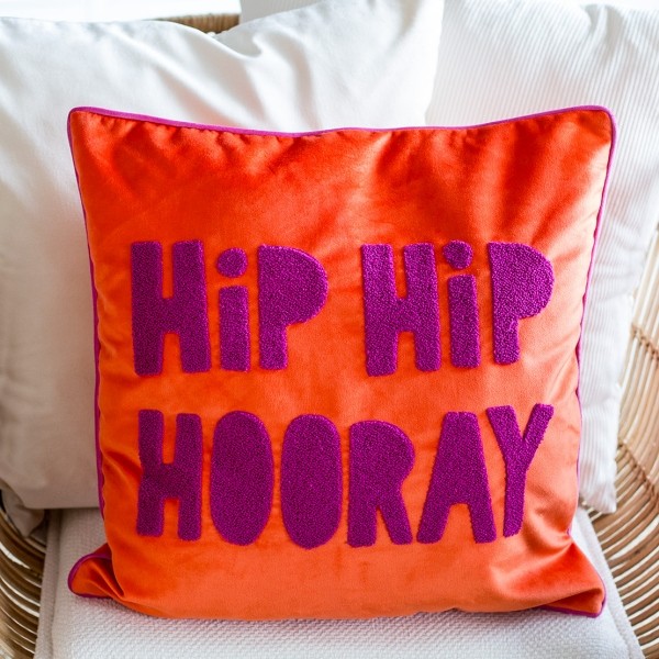 PAD Kissenhülle HIP HIP HOORAY