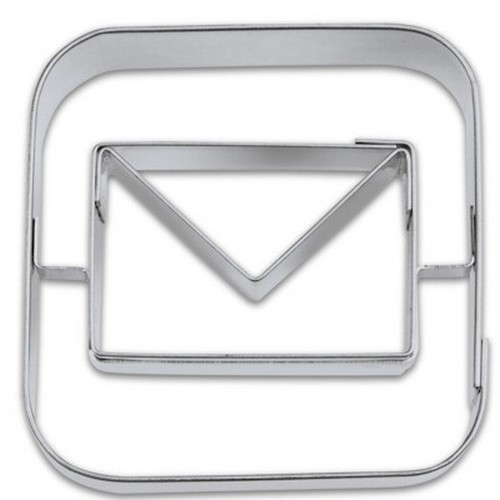Ausstechform App Mail 5 cm Ausstecher Apps Brief Städter