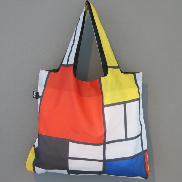 LOQI Tasche PIET MONDRIAN rot gelb blau schwarz