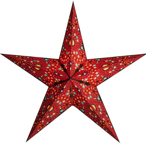 Starlightz Leuchtstern Diwali rot Stern Papier Weihnachtsstern