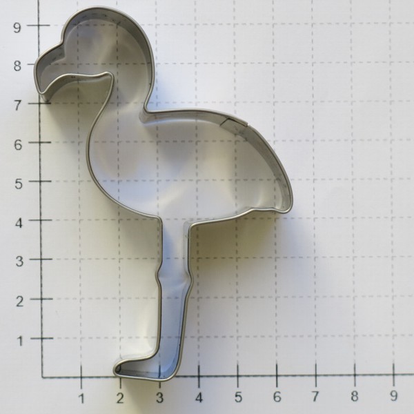 Ausstechform Flamingo 9 cm Ausstecher Edelstahl Birkmann