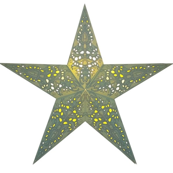 Starlightz Stern Mono grün 60 cm